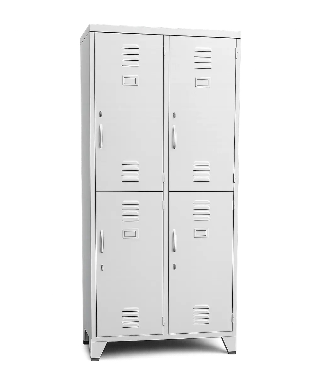 Locker metálico Famuteo de cuatro puertas